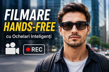 Cum filmezi hands-free cu ochelari inteligenți? Ghid complet pentru înregistrări POV în 2026