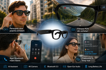 Ce sunt ochelarii inteligenți și cum funcționează? Ghid complet despre Smart Glasses și Ochelarii AI în 2026