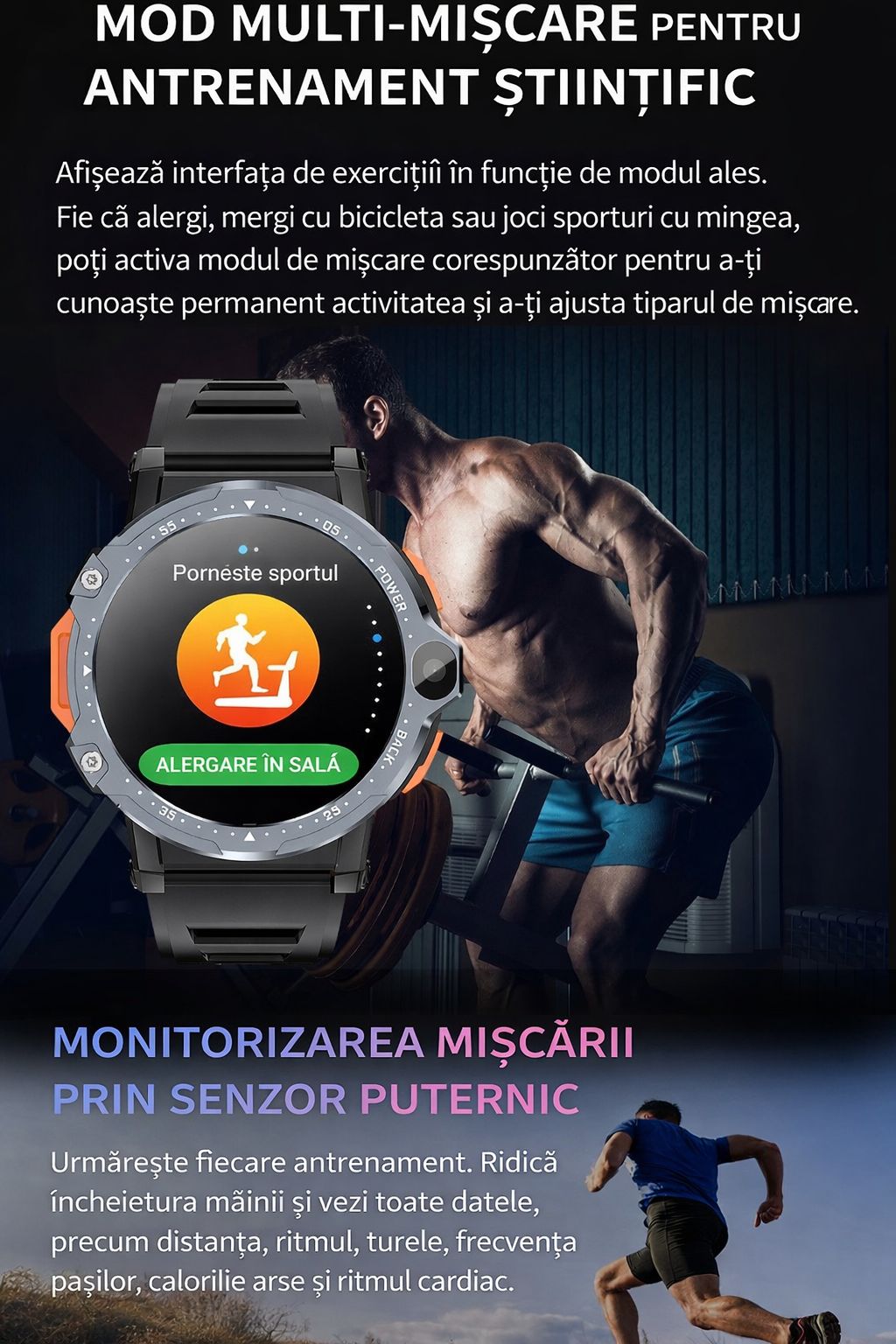 Smartwatch cu SIM și cameră foto GBV LOGIC PG999 2MP+8MP, sistem de operare android, display 1, 54 inch(39 mm), baterie 800 mAh, monitorizare ritm cardiac, moduri sport, tensiometru, memorie 16gb