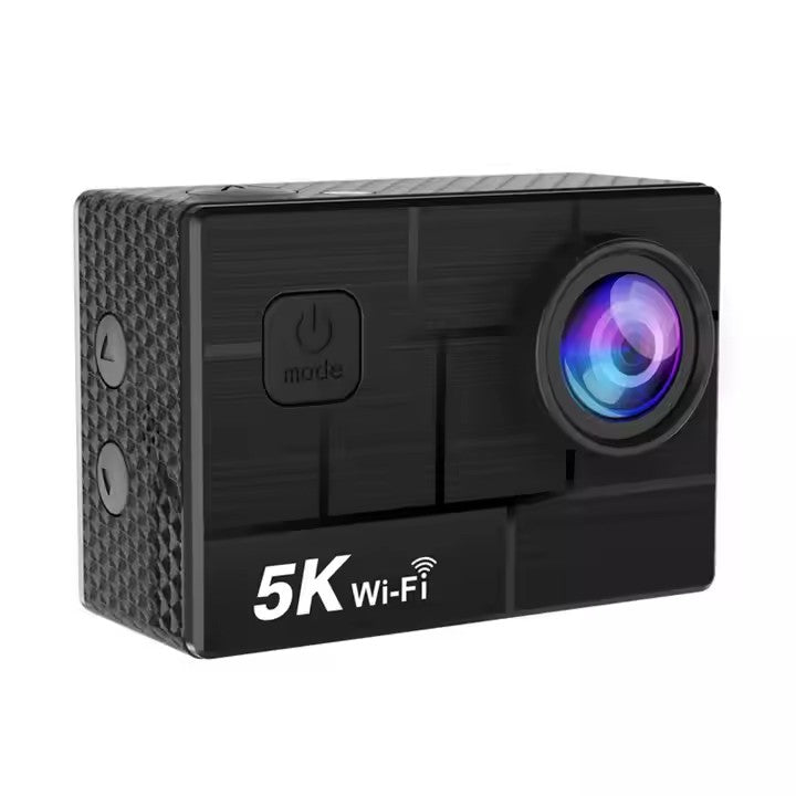 Camera de Actiune GBV LOGIC cu telecomanda, 5K Ultra HD, Foto 50 MP,Unghi Larg 170°, Senzor Sony, Filmare Subacvatica 30 m adancime