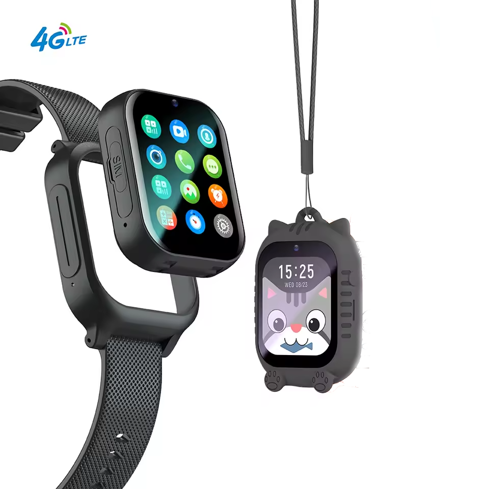 Smartwatch cu SIM și cameră foto pentru copii GBV LOGIC , control parental, ecran tactil 1.83 inch, apeluri video 4G si functii avansate de siguranta, baterie 700mAh