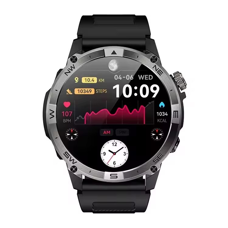 Smartwatch AMOLED GBV LOGIC VG40, Apel Bluetooth, Ritm Cardiac, Oxigen Sange, Monitorizare Somn, Fitness Tracker, Moduri Sportive, Android & iPhone