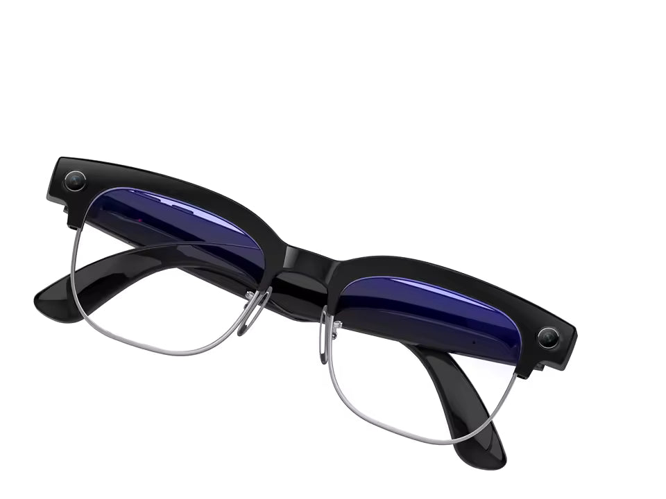 Ochelari Inteligenti AI GBV Logic W630, Camera Sony 8MP Full HD 1080P, ChatGPT, Traducere in Timp Real, Limba Romana, Lentile heliomate, Bluetooth 5.4, Apeluri Hands-Free, UV400, Difuzor si microfon incorporat