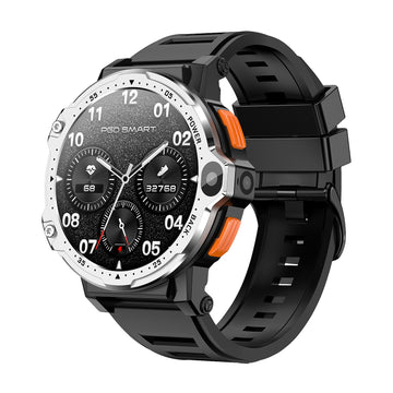 Smartwatch cu SIM și cameră foto GBV LOGIC PG999 2MP+8MP, sistem de operare android, display 1, 54 inch(39 mm), baterie 800 mAh, monitorizare ritm cardiac, moduri sport, tensiometru, memorie 16gb