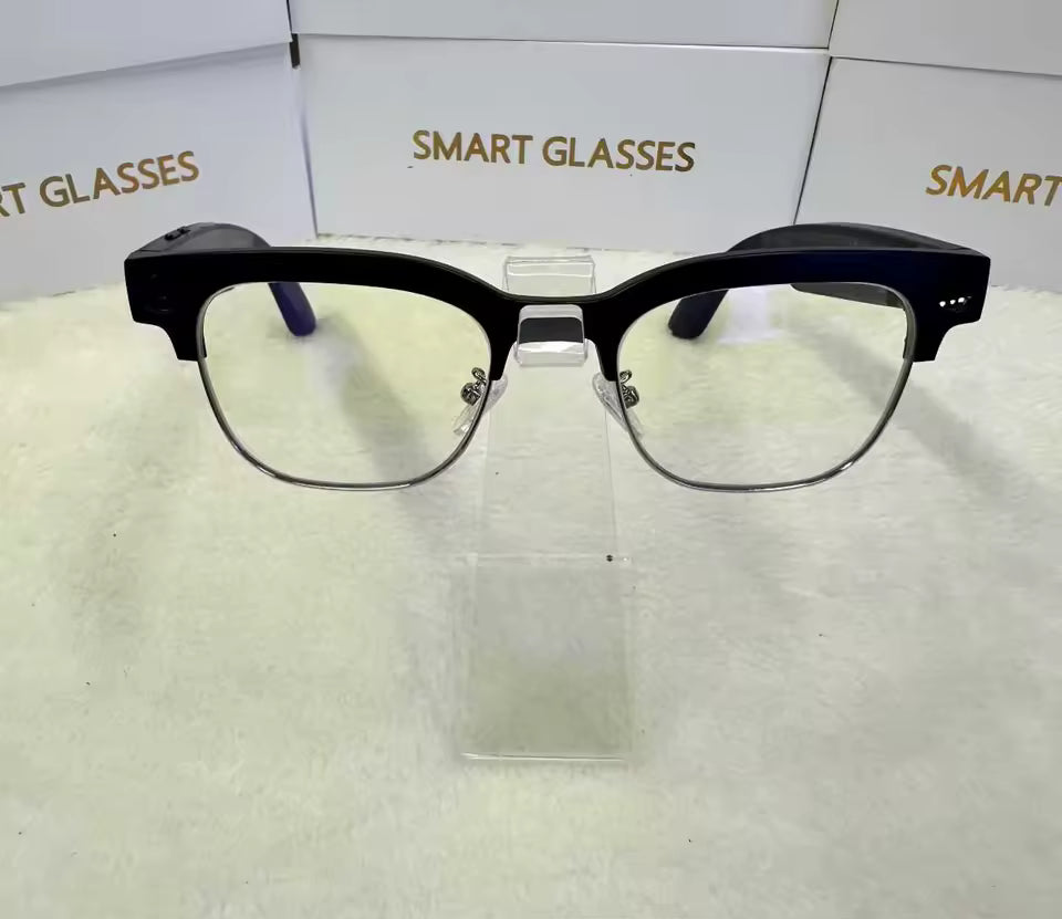 Ochelari Inteligenti AI GBV Logic W630, Camera Sony 8MP Full HD 1080P, ChatGPT, Traducere in Timp Real, Limba Romana, Lentile heliomate, Bluetooth 5.4, Apeluri Hands-Free, UV400, Difuzor si microfon incorporat