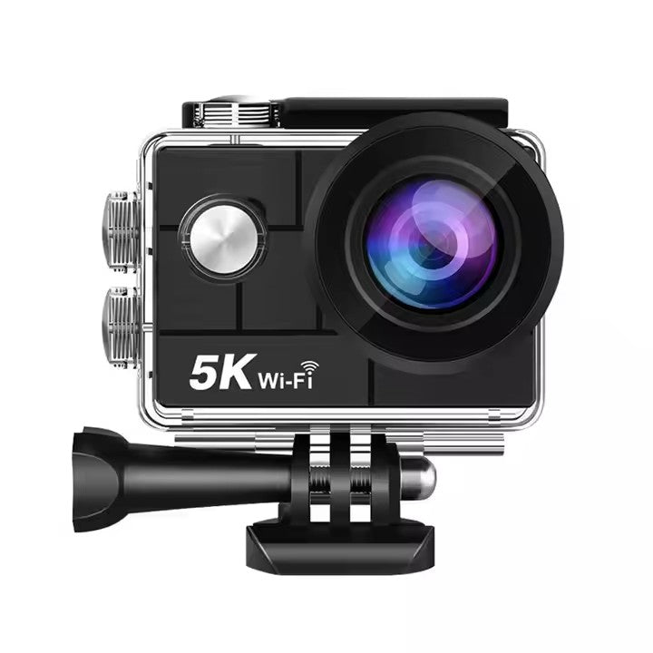 Camera de Actiune GBV LOGIC cu telecomanda, 5K Ultra HD, Foto 50 MP,Unghi Larg 170°, Senzor Sony, Filmare Subacvatica 30 m adancime