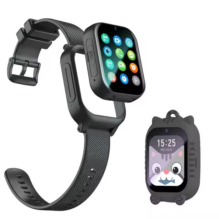 Smartwatch Copii 4G cu SIM GBV LOGIC, Apel Video, localizare GPS, Control Parental,buton SOS, Ecran Tactil 1.83 Inch, Functii de Siguranta, Baterie 700mAh