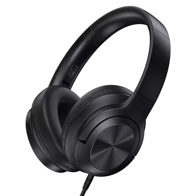 Căști Bluetooth Wireless On-Ear GBV Logic YH21 Negre, Anulare Zgomot Exterior(Noise Cancelling), Autonomie 70 Ore, Bluetooth 5.3, Bass Puternic, Microfon HD, Pliabile, Android & iPhone