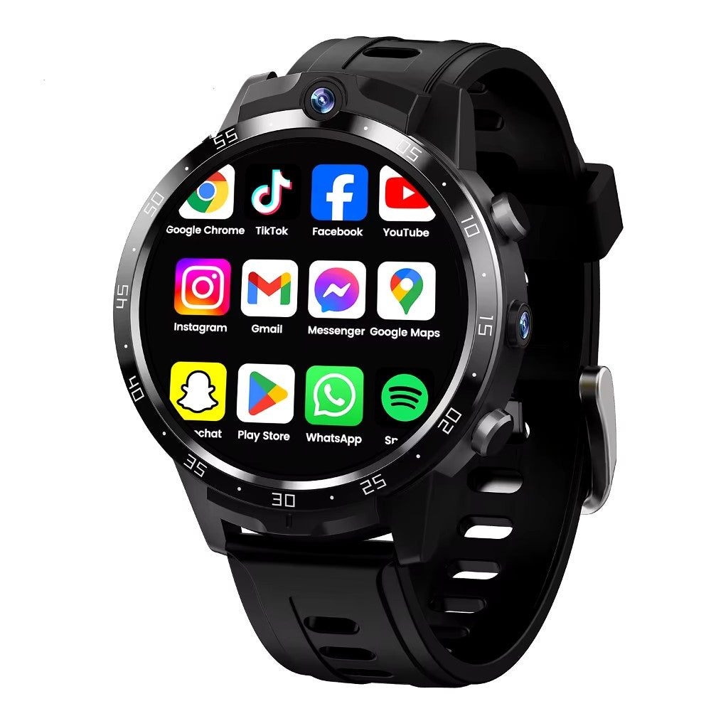 Smartwatch Telefon Android 4G cu SIM GBV LOGIC X600S, 16GB Memorie, Camera Duala 7MP+7MP, Ecran AMOLED, Apel Video, WiFi, Baterie 650mAh