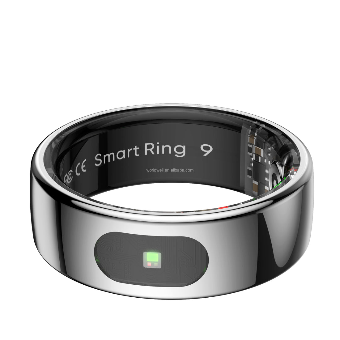 Inel inteligent Smart Ring GBV LOGIC R08, gri, marime 08, diametru 18,3 mm, monitorizare somn, fitness, glisare inteligenta a telefonului, ritm cardiac, oxigen sanguin, urmarirea somnului, rezistenta baterie 5 zile, limba romana, panou tactil, 4g