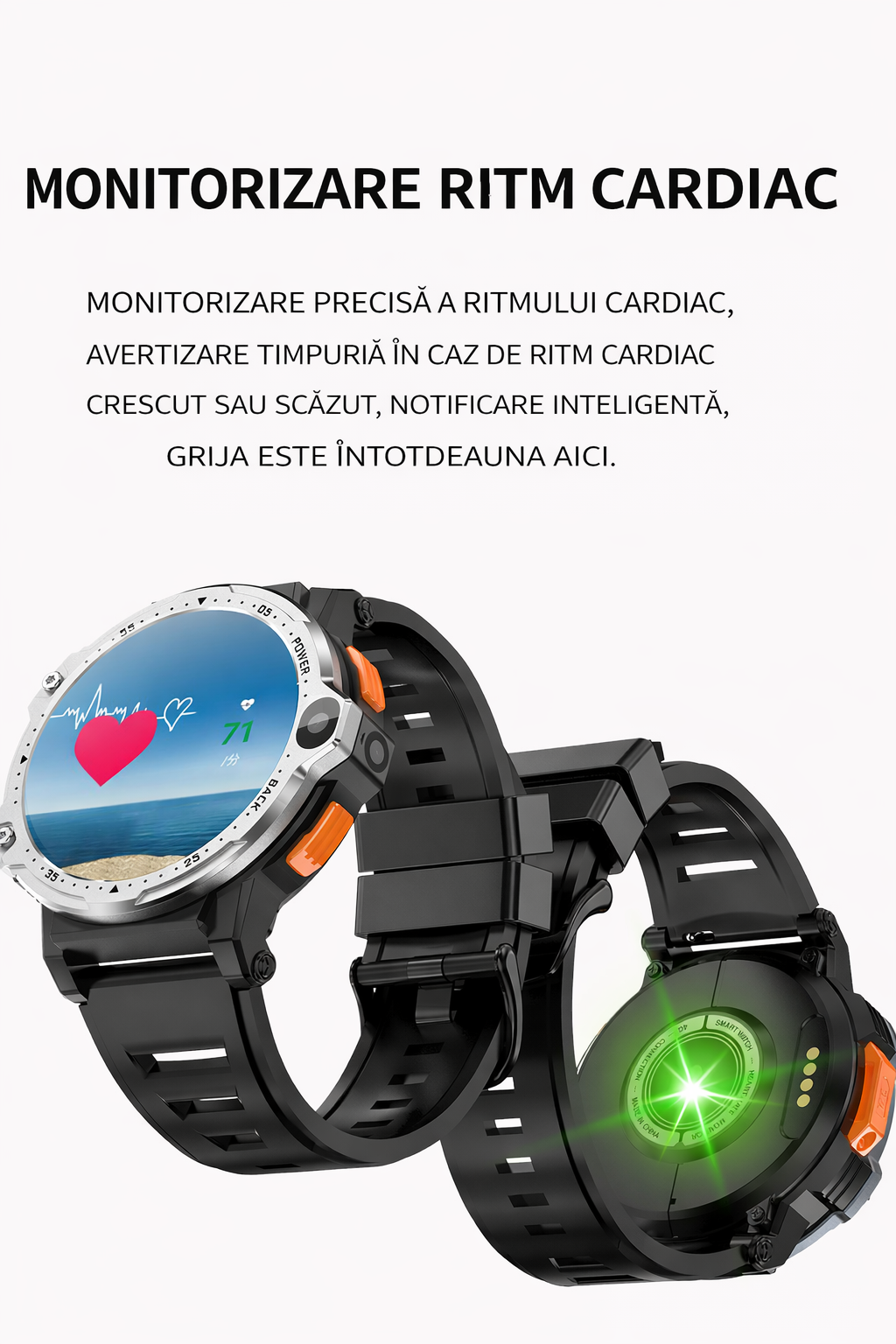 Smartwatch cu SIM și cameră foto GBV LOGIC PG999 2MP+8MP, sistem de operare android, display 1, 54 inch(39 mm), baterie 800 mAh, monitorizare ritm cardiac, moduri sport, tensiometru, memorie 16gb
