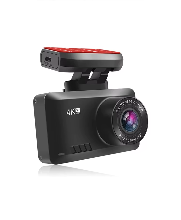 Camera Auto DVR 4K GBV LOGIC Fata-Spate, GPS Integrat, WiFi, Night Vision, Senzor Sony, Camera Spate Full HD, Ecran IPS 2.45 Inch