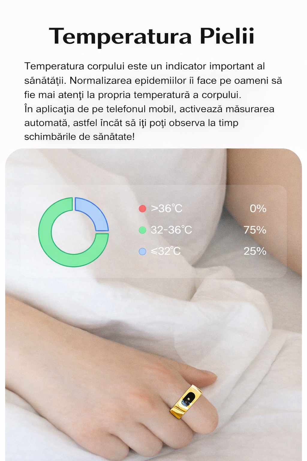 Inel Inteligent Smart Ring GBV LOGIC R08 Gri, Marimea 7 (17,9 mm), Monitorizare Somn, Ritm Cardiac, Oxigen Sanguin SpO2, Fitness Tracker, Android & iPhone, Autonomie 5 Zile