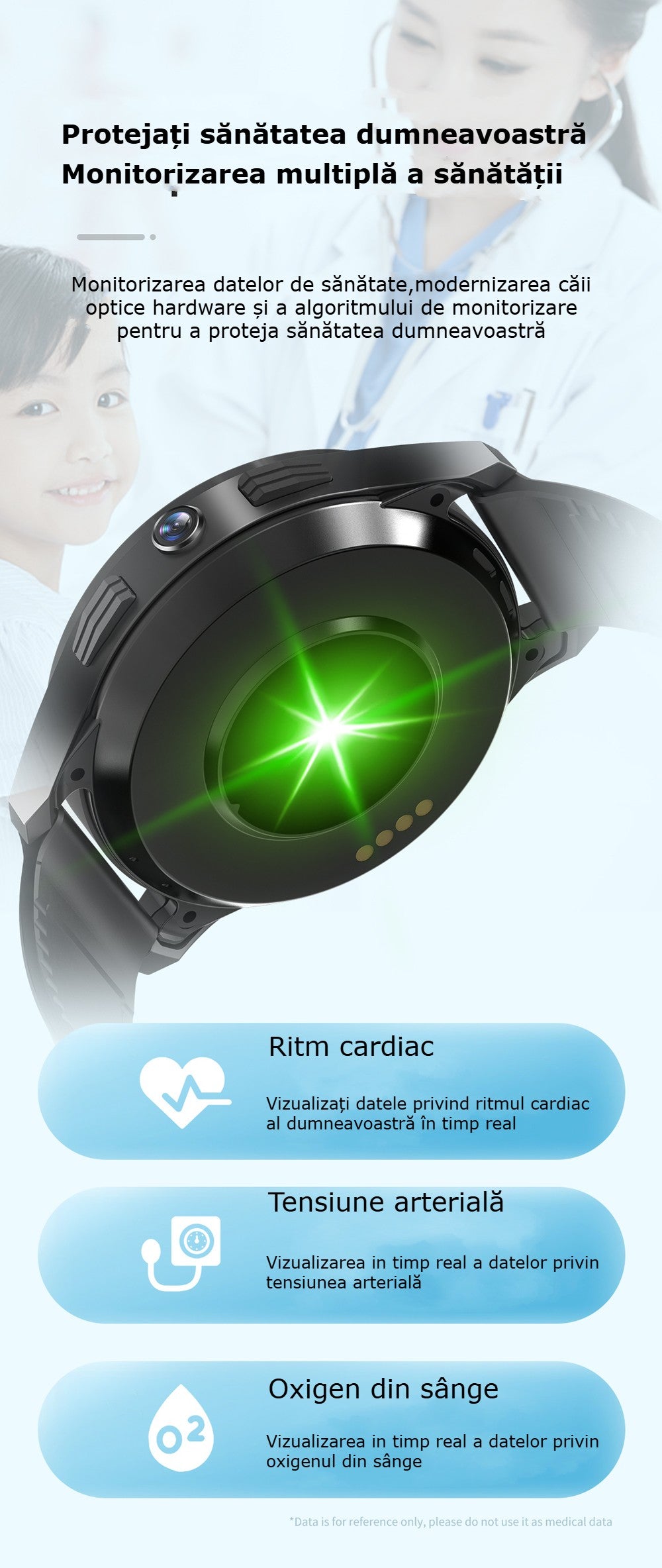 Smartwatch cu SIM și cameră foto GBV Logic X300 Plus – Android, 16GB, cameră 3MP, apeluri, GPS, AMOLED, monitorizare sănătate