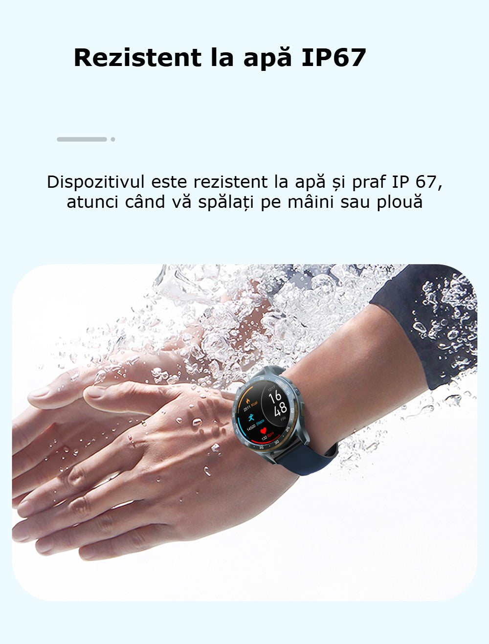 Smartwatch cu SIM și cameră foto GBV Logic X300 Plus – Android, 16GB, cameră 3MP, apeluri, GPS, AMOLED, monitorizare sănătate