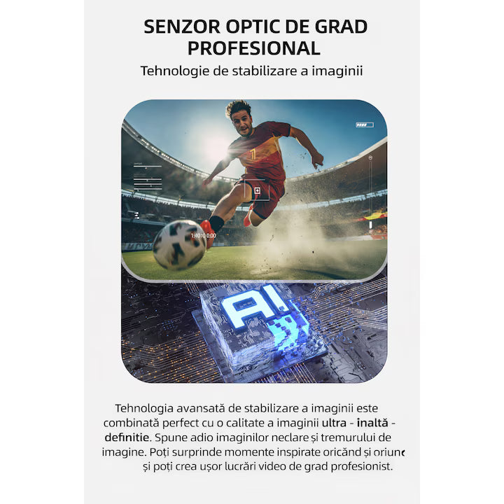 Ochelari Inteligenti cu Camera GBV Logic GS3, Video/ Foto 8MP, Filmare Full HD, Memorie 32GB, Control Aplicatie