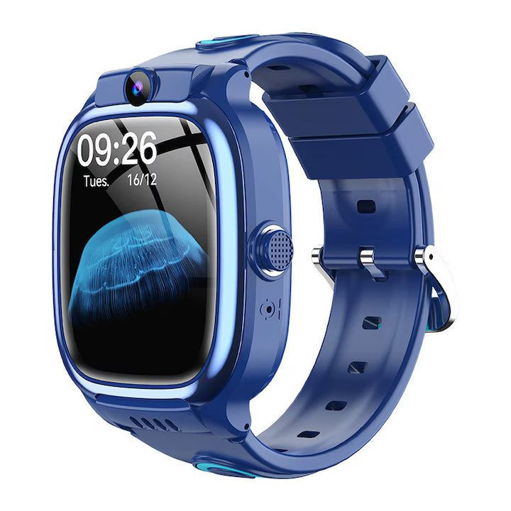 Smartwatch cu SIM 4G și cameră foto pentru copii GBV Logic Y88 , Apel Video, GPS/LBS/WiFi, Control Parental, Camera HD, Ecran Tactil 42mm, Baterie 600mAh