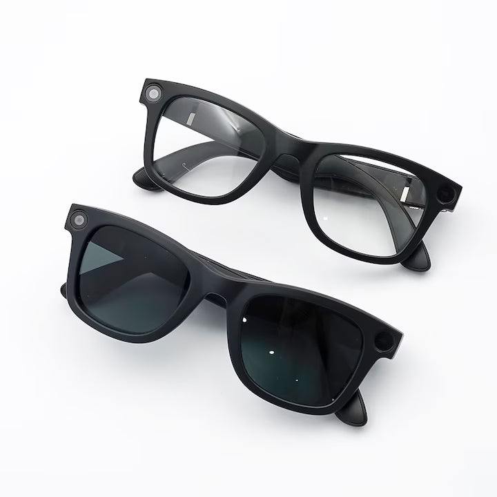 Ochelari Inteligenti cu Camera GBV Logic GS3, Video/ Foto 8MP, Filmare Full HD, Memorie 32GB, Control Aplicatie